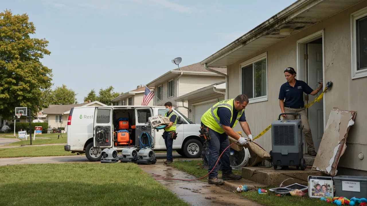 Water Damage Restoration in Pease, MN near me